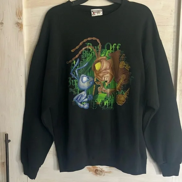 トップス disney pixar bugs life 90s vintage sweat disney pixar bugs life 90s vintage sweat - メルカリ